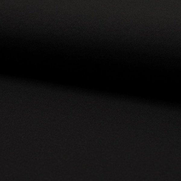 Hosen-/Rockstoff Nylon Bengaline Brushed - schwarz