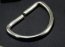 1 St&uuml;ck D-Ringe /Halbringe 12 mm aus Metall -nickel