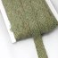 Flachkordel Baumwolle Multicolour - 20 mm breit - gr&uuml;n/beige