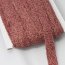Flachkordel Baumwolle Multicolour - 20 mm breit - camel/bordaux