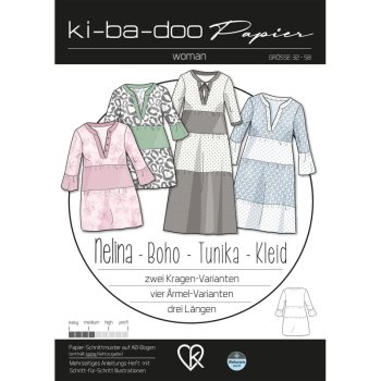 Papierschnittmuster Ki-Ba-Doo - Boho-Kleid Nelina Damen