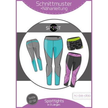 Papierschnittmuster Ki-Ba-Doo - Sport-Tights Damen