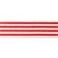 Taschenband Streifen - rot/wei&szlig;