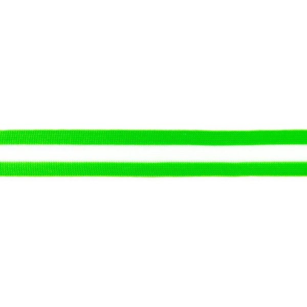 elastisches Band / Stripe -2,5 cm Breit -3 Streifen - grasgr&uuml;n/wei&szlig;