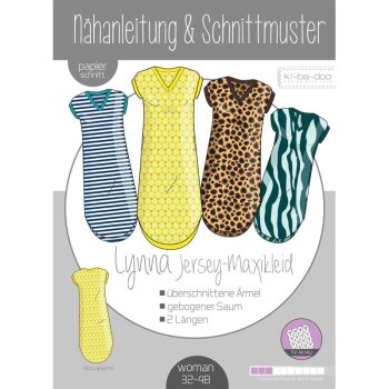 Papierschnittmuster Ki-Ba-Doo - Jersey-Long-Kleid Lynna