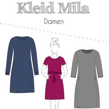 Papierschnittmuster Fadenk&auml;fer - Kleid Mila- Gr. 32 - 58