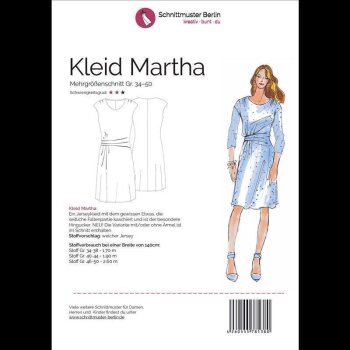 Papierschnittmuster Schnittmuster Berlin - Kleid Martha