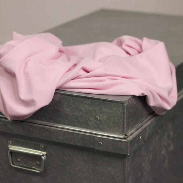 Viskosejersey Tricot de Luxe - baby rosa