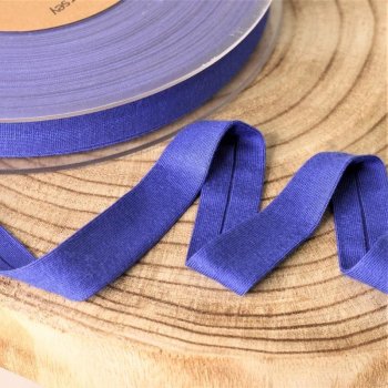 Viskosejersey-Schrägband - 20 mm - royalblau