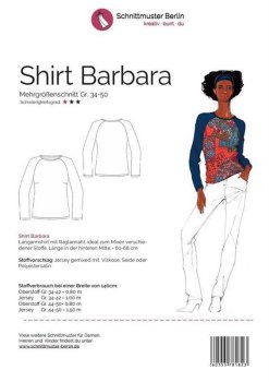Papierschnittmuster Schnittmuster Berlin - Shirt Barbara