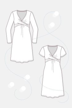 Papierschnittmuster Pattydoo- Kleid mit Knotenausschnitt...