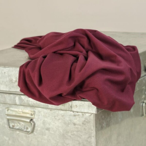 Viskosejersey Tricot de Luxe - aubergine