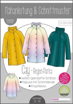 Papierschnittmuster Ki-Ba-Doo - Regen-Parka - Cay