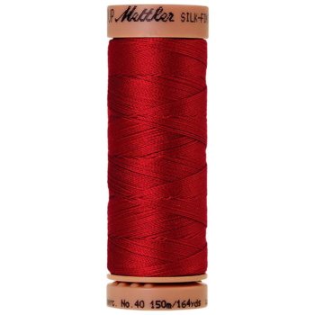 N&auml;hgarn Silk-Finish Cotton No. 40 - Country Red (504)