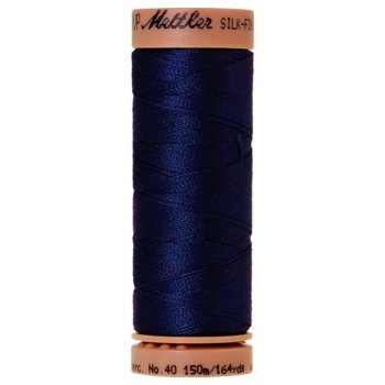 Nähgarn Silk-Finish Cotton No. 40 - Imperial Blue...