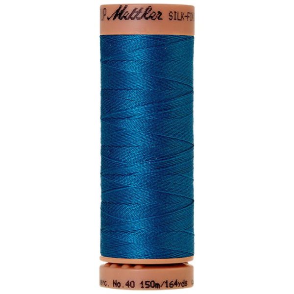 N&auml;hgarn Silk-Finish Cotton No. 40 - Mediterranian Blue (339)