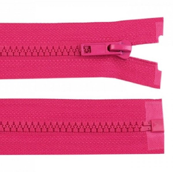 Rei&szlig;verschluss Kunststoff 5 mm -  L&auml;nge 40 cm - pink