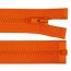 Rei&szlig;verschluss Kunststoff 5 mm -  L&auml;nge 65 cm teilbar - burnt orange