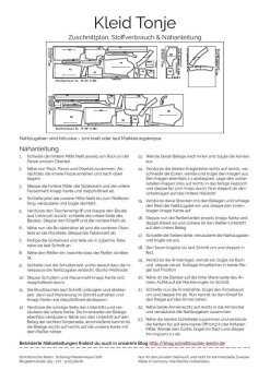 Papierschnittmuster Schnittmuster Berlin - Jeanskleid Tonje