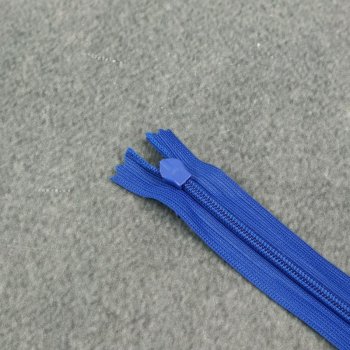 Nahtverdeckter Rei&szlig;verschluss - 2-25 cm variierbar - kobalt-blau
