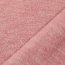Baumwoll-Sweat - Melange - rosa