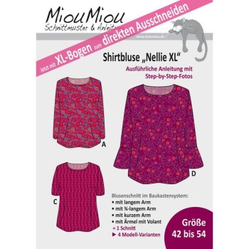 Papierschnittmuster Miou Miou - Shirtbluse Nellie XL