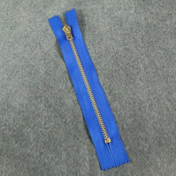 Hosenrei&szlig;verschluss - 14 cm - royalblau