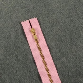 Hosenreißverschluss - 14 cm - rosa