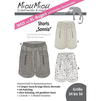 Papierschnittmuster Miou Miou - Shorts "Sonnia"