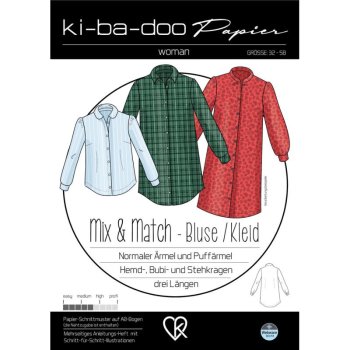 Papierschnittmuster Ki-Ba-Doo - Mix & Match Bluse Damen