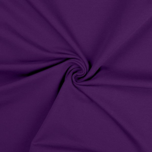 Baumwolljersey - uni - Purple