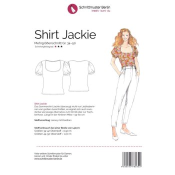 Papierschnittmuster Schnittmuster Berlin - Shirt Jackie