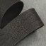 Vintage Leder Taschen/Gurtband - 40 mm - schwarz