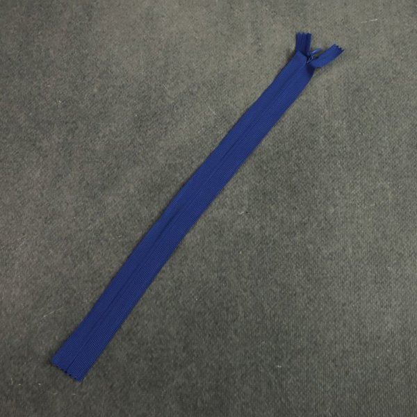 Nahtverdeckter Rei&szlig;verschluss - 30cm - royalblau