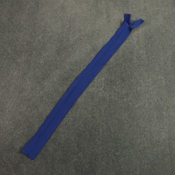 Nahtverdeckter Reißverschluss - 30cm - royalblau