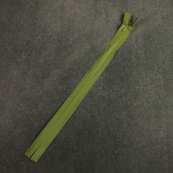 Nahtverdeckter Reißverschluss - 30cm - kiwi