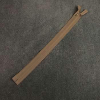 Nahtverdeckter Rei&szlig;verschluss - 30cm - beige