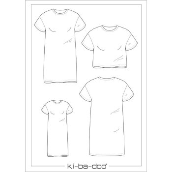 Papierschnittmuster Ki-Ba-Doo - Shirt / Shirt-Kleid Ariana