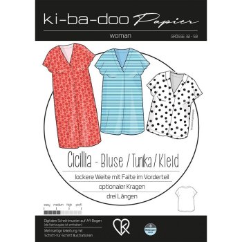 Papierschnittmuster Ki-Ba-Doo - Bluse / Tunika / Kleid...