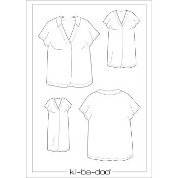 Papierschnittmuster Ki-Ba-Doo - Bluse / Tunika / Kleid Cicillia