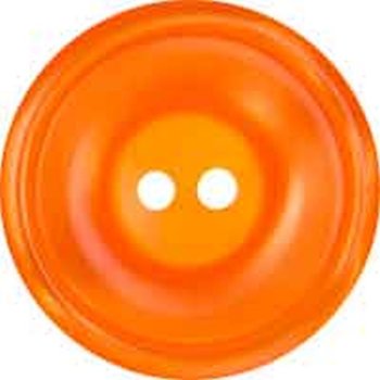 Blusenknopf - 13mm Durchmesser - mit Reliefkante - Orange...