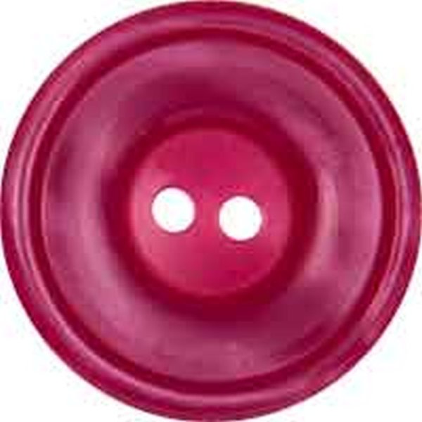 Blusenknopf - 13mm Durchmesser - mit Reliefkante - Pink (786)