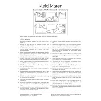 Papierschnittmuster Schnittmuster Berlin -  Kleid Maren