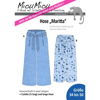 Papierschnittmuster Miou Miou - Hose "Maritta"