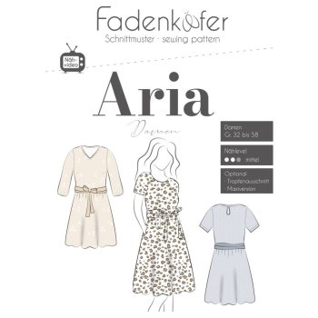 Papierschnittmuster Fadenk&auml;fer - Kleid Aria- Gr. 32 - 58