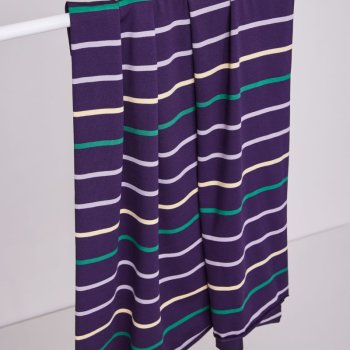 meetMilk - Nova Stripe Jersey - coloured stripes - Purple...