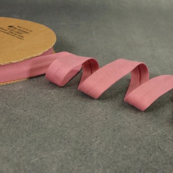 Schr&auml;gband aus Baumwoll-Jersey - 20 mm breit - old pink