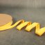 Schr&auml;gband aus Baumwoll-Jersey - 20 mm breit - yellow