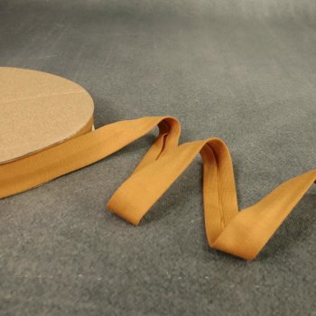 Schrägband aus Baumwoll-Jersey - 20 mm breit - caramel