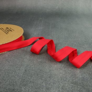 Schrägband aus Baumwoll-Jersey - 20 mm breit - red